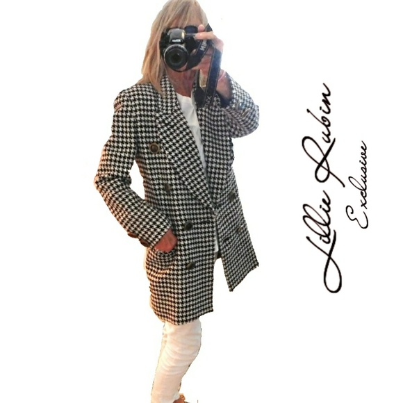 Lillie Rubin Jackets & Blazers - °SALE°VTG LILLIE RUBIN DBL BRESTED W&B JCKET